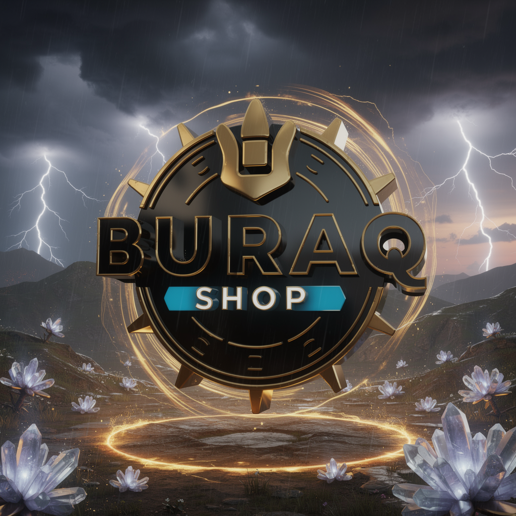 BURΔQ Logo - Cyberpunk Fashion Brand